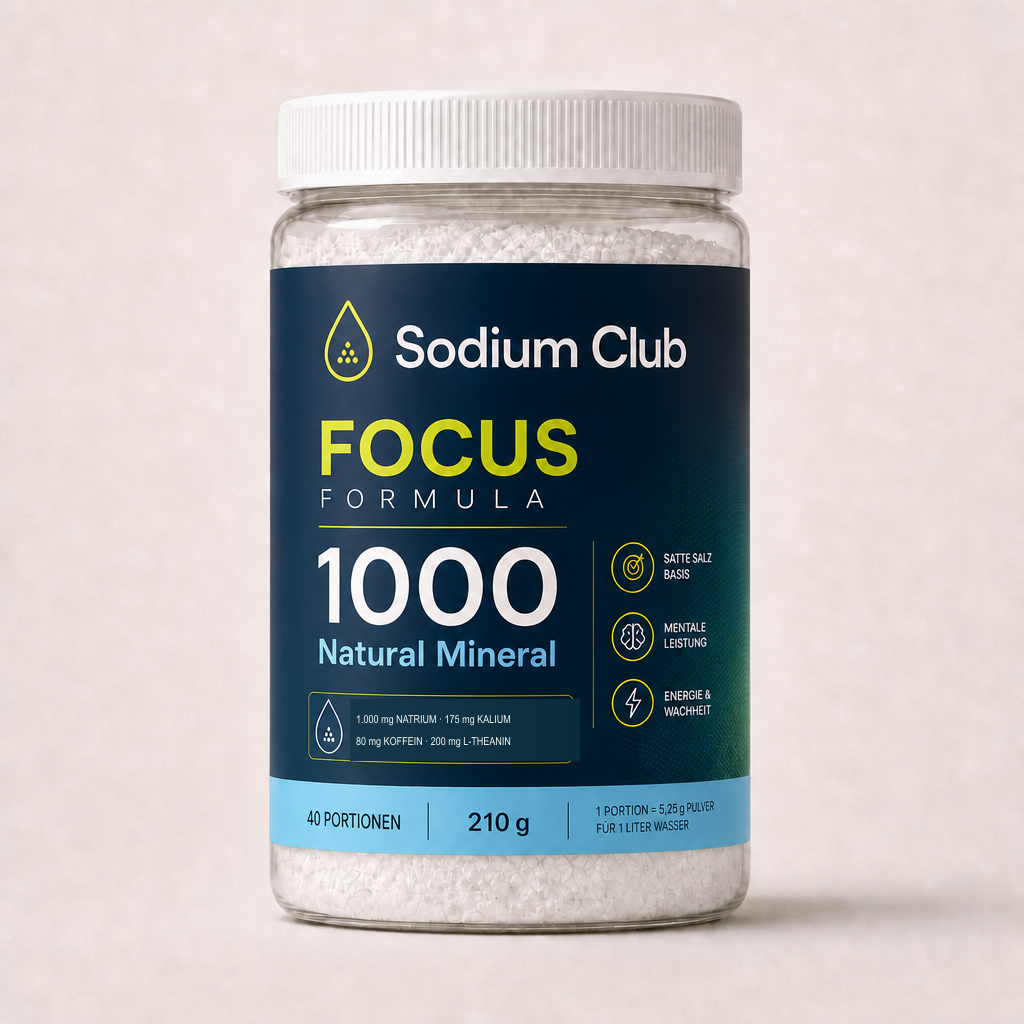 Focus Formula Natural Mineral Dose mit Sodium Club Originaletikett